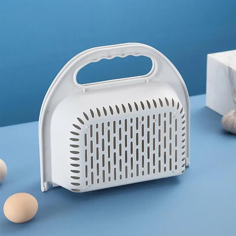 

Folding Colander - Collapsible Strainer Basket Fruits and Vegetables Drain Basket Strainer for Kitchen