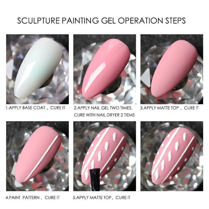 MSHARE гель для рисования скульптур ногтей 3D УФ светодиодный свитера 1 кг | Красота и