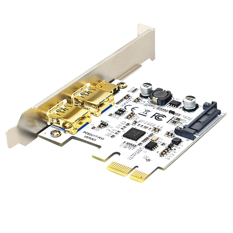 

USB3.0 Expansion Card TYPE-C Positive and Negative Plug Adapter Card VL805 Master SATA Power Port 5Gbps Expansion Card