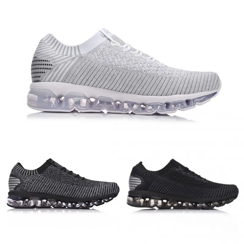 Женские кроссовки Li-Ning на воздушной подушке дышащие с подкладкой ARHN044 | Спорт и