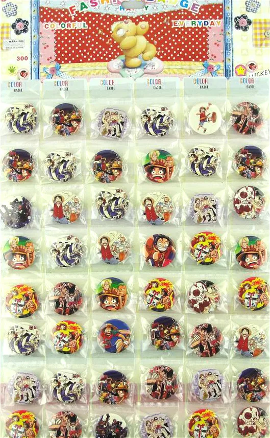 Бесплатная доставка цельный значок с пуговицами в стиле аниме 30 мм (48 шт./компл.) |