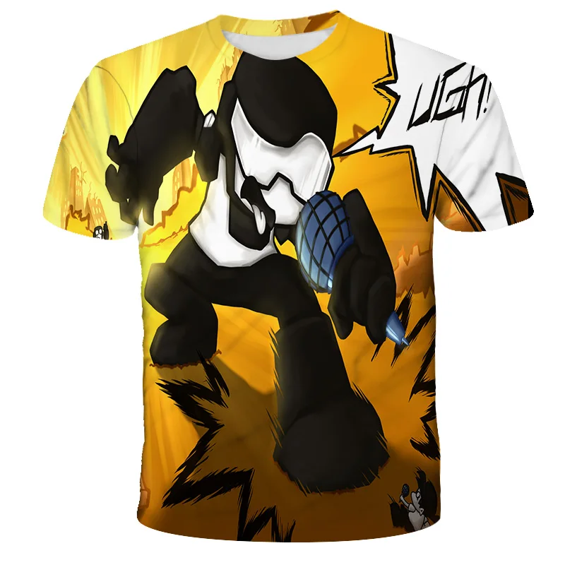 

4-14Year Clothes Girl T-shirt Friday Night Funkin 3D printed T-shirt Boys Clothes Summer Clothes Beach t-shirt Popular Boy Game