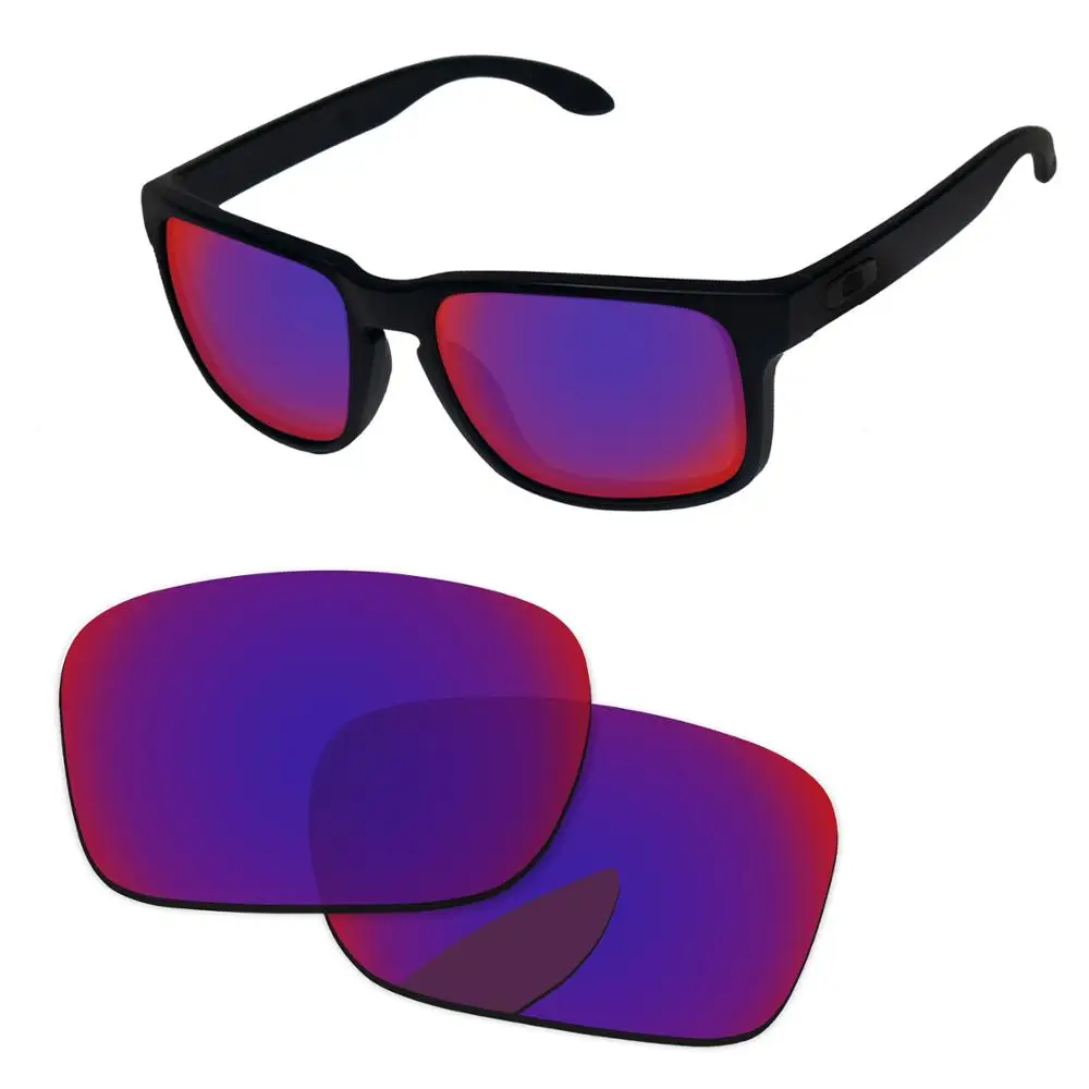 

Поликарбонат-Индиго дорожные зеркальные Сменные линзы для аутентичных солнцезащитных очков Holbrook OO9102 оправа 100% UVA & UVB защита