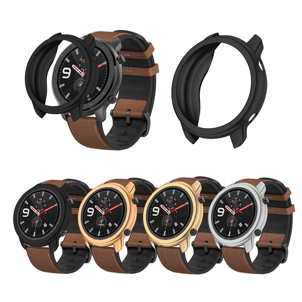 Защитный чехол из ТПУ Для Xiaomi Huami Amazfit GTR 47 мм Защитные чехлы для часов | Наручные