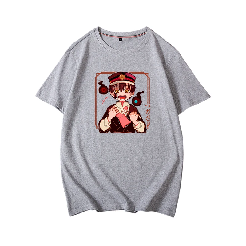 

Unisex Anime Toilet-Bound Hanako-kun shirt Tee O-neck Yugi Amane T-shirt Minamoto Kou Casual Short-sleeve Tee T-Shirt