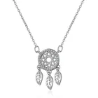 Цепочка с подвеской Ловец снов из серебра 925 пробы