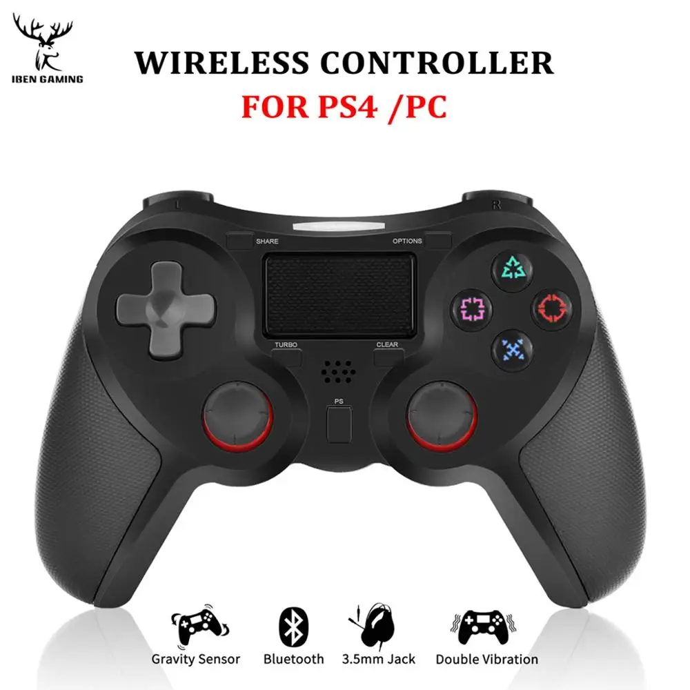 IBen Bluetooth Беспроводной игровой контроллеры геймпады для PS4 Play Station 4 беспроводной