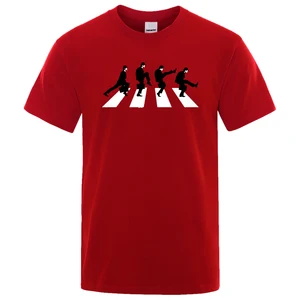 2022 летняя брендовая мужская футболка с принтом Монти питон Министерства по ходьбе футболка с принтом Мужские повседневные топы с коротким рукавом Футболка