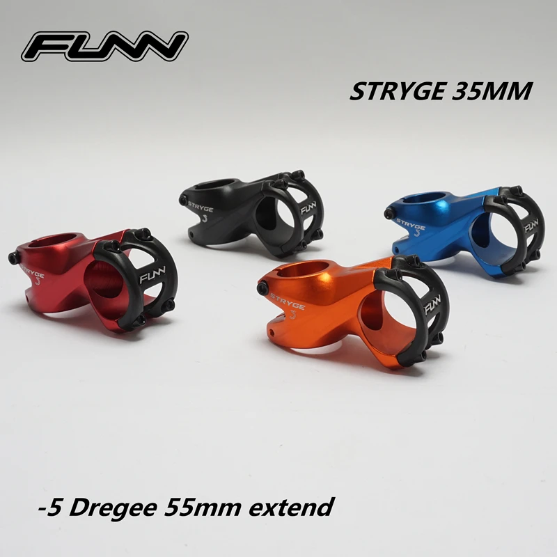 FUNN STRYGE 3D кованый стержень горный велосипед сплав-5 градусов 55 мм удлинитель зажим