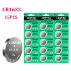 Батарейки кнопочные CR1632, 1632, 15 шт., для автомобильного пульта дистанционного управления, BR1632, DL1632, cr 1632, ECR1632, GPCR1632, 3 в, литиевая батарея