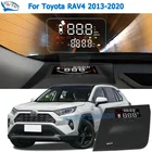 Автомобильный Электронный HUD Дисплей проекционный спидометр для Toyota RAV4 2013-2020, что обеспечивает безопасность вождения Экран бортовой компьютер