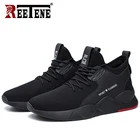 Мужские повседневные дышащие кроссовки REETENE, модная прогулочная обувь для весны и осени, 2019
