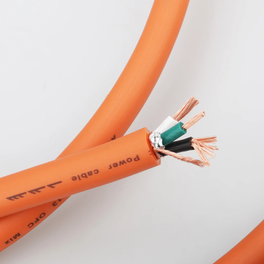 Audiocrast высококлассный P113 чистый красный медный силовой кабель оптовые кабели HI Fi