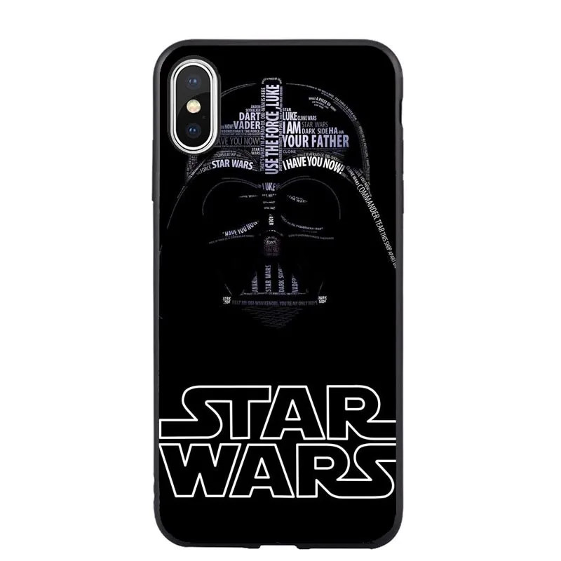 Звездные войны BB8 штурмовик, Дарт Вейдер Мягкий силиконовый чехол для телефона чехол для iPhone 5 5S SE 6 6splus 7 8 Plus X XR XS MAX
