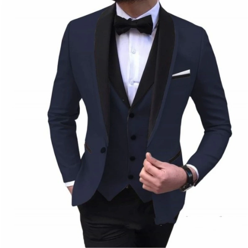 Модный новейший дизайн пальто брюки розовый мужской костюм Slim Fit смокинг жениха 3