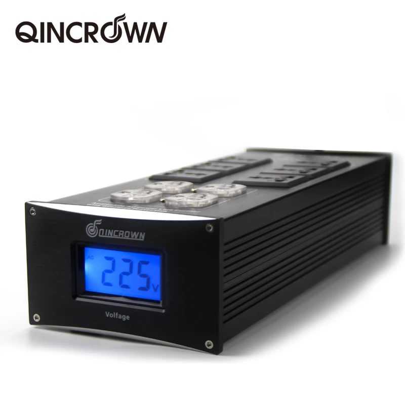 Блок питания QINCROWN HIFI фильтр защита гнезда с дисплеем напряжения| |