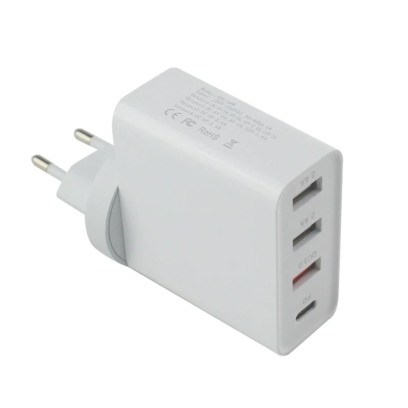 AIFFECT Универсальное зарядное устройство 48 Вт с 4 портами USB быстрая зарядка 3 0 умное
