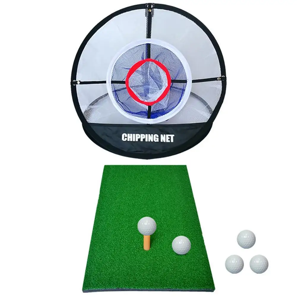 

Golf Hitting Pop UP Indoor Outdoor Chipping Pitching Cages Mats Practice Easy Net Golf Training Aids Practice Easy Net Accessory