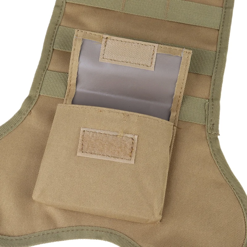 

Bone-shape Christmas Stocking Bag For Dog Pets With MOLLE Webbing And Patch Holder Christmas Home Decoration