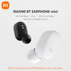 Наушники Xiaomi mini BT5.0, беспроводные наушники-вкладыши, спортивные музыкальные наушники IPX4, водонепроницаемые Внутриканальные наушники, один наушник с микрофоном
