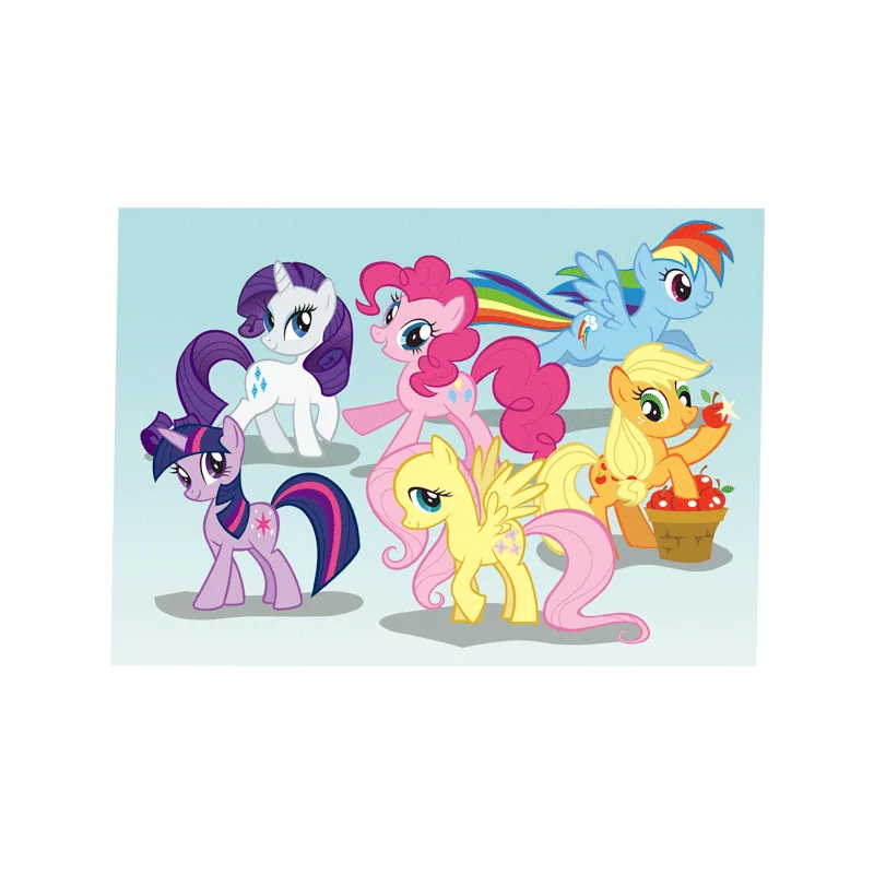 1 шт. хит продаж мультяшная лошадь с животными термопереводная наклейка Единорог