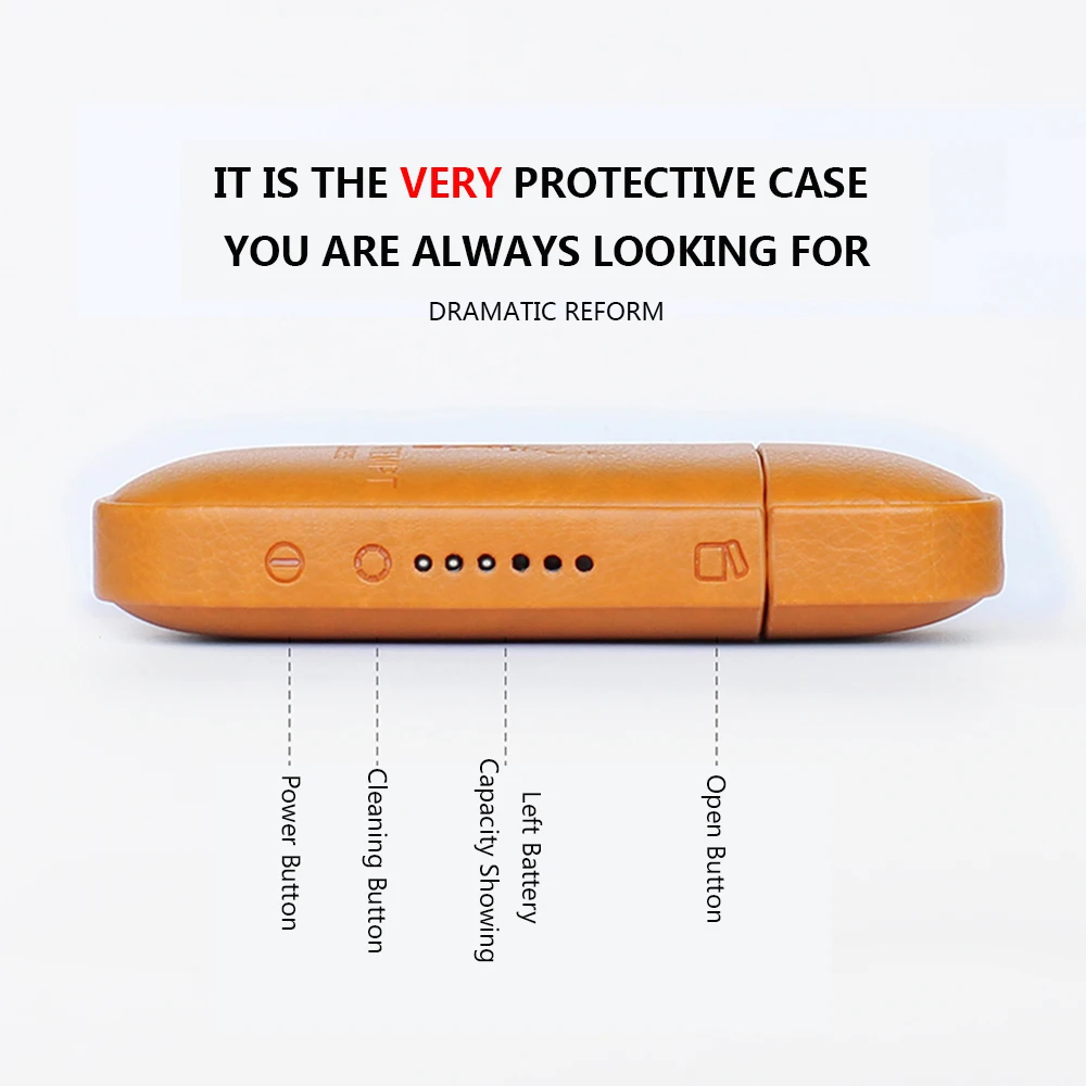 Роскошный чехол для электронной сигареты 4 цвета оленя защиты iqos 2 достойный