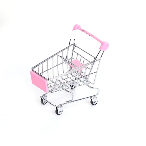 1 шт мини-супермаркет ручных тележек торговая мини-тележка для рабочего стола
