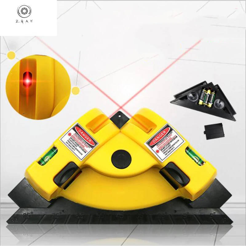 

Laser level 90 degree laser angle meter high precision horizontal bubble measuring instrument right angle grounding instrument