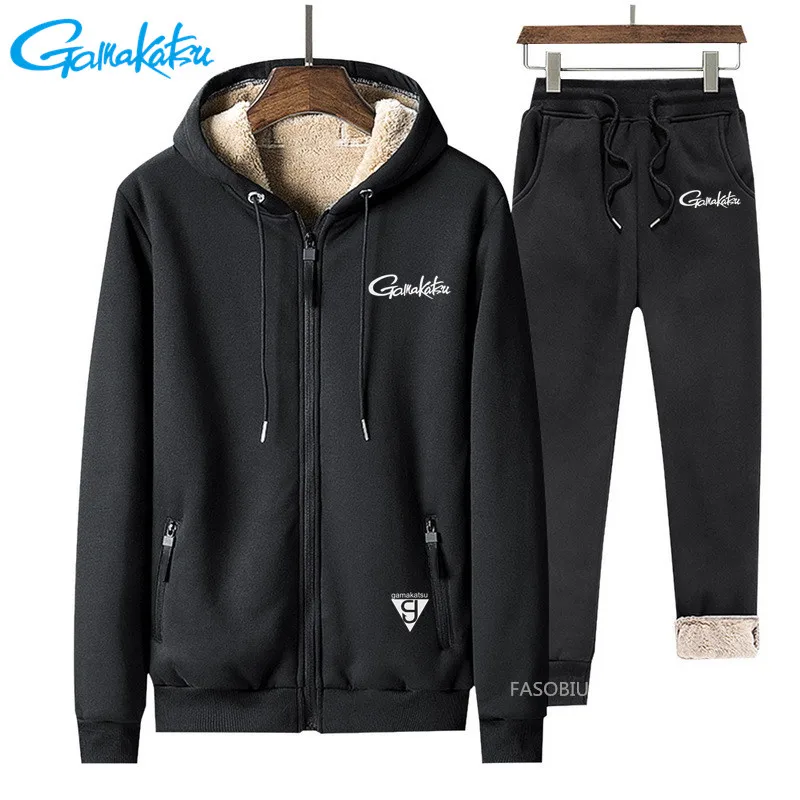 

Зимняя одежда Gamakatsu, костюм для рыбалки, одежда для рыбалки, мужской дышащий уличный комплект, штаны для рыбалки, спортивная одежда, Куртка д...