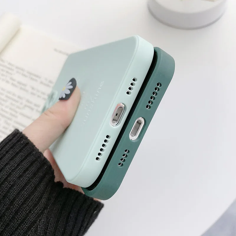 

Letter Sun Case For iPhone 11 12 Pro Max 7 8 Plus X XR XS Max Soft Back Cover