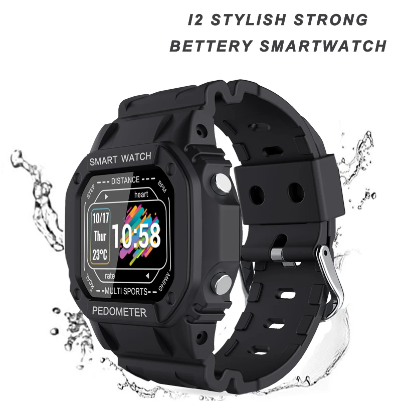 

Smart Watch IP67 Waterproof Blood Pressure Heart Rate Oxygen Smartband Long Standby Sport Women Men Bracelet