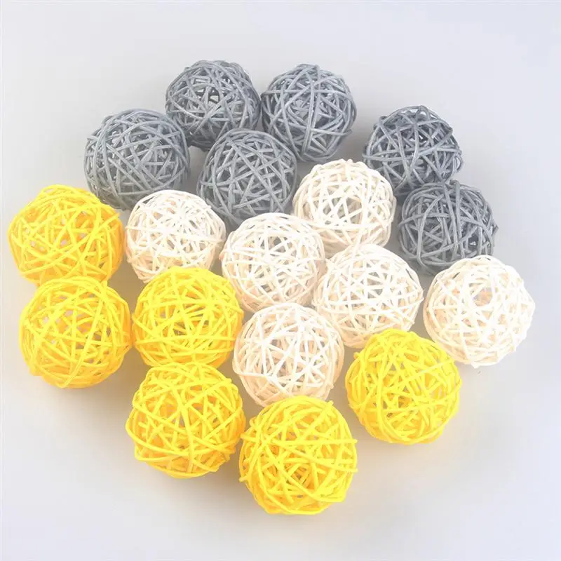 

Decorative Balls Rattan Decoration Wicker Vase Spheres Weddingball Hanging Scatter Filler Table Beads Fillers Sphere