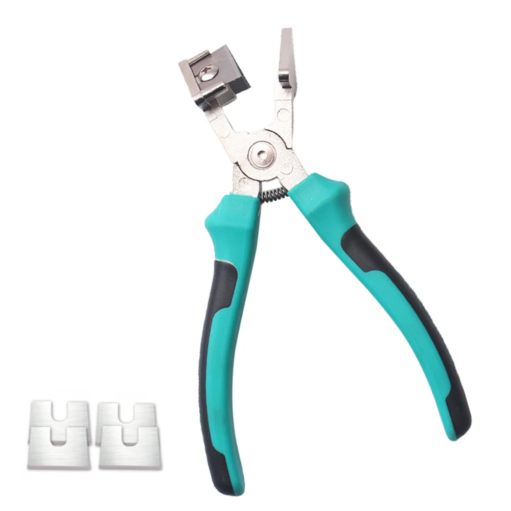 

V-shape Scissors Pliers Rubber Shears 90 Degrees V-Shaped Sturdy Easy To Use Tool Free 4 Blades Small And Convenient Tape Cutter