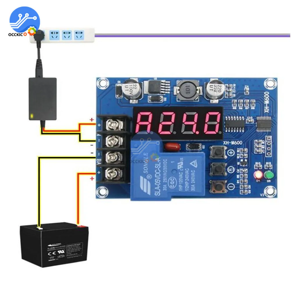 XH-M600 6-60V хранения литиевой Батарея защита зарядных устройств доска светодиодный