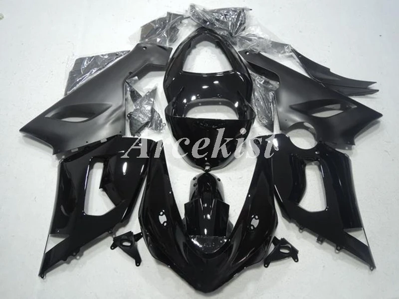 

Новинка из АБС-пластика для мотоцикла весь обтекатели комплект подходит для kawasaki Ninja ZX6R 636 2005 2006 05 06 6R ZX-6R кузов Комплект черного цвета