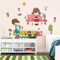 kindergarten classroom layout children bedroom background decoration self adhesive stickers
