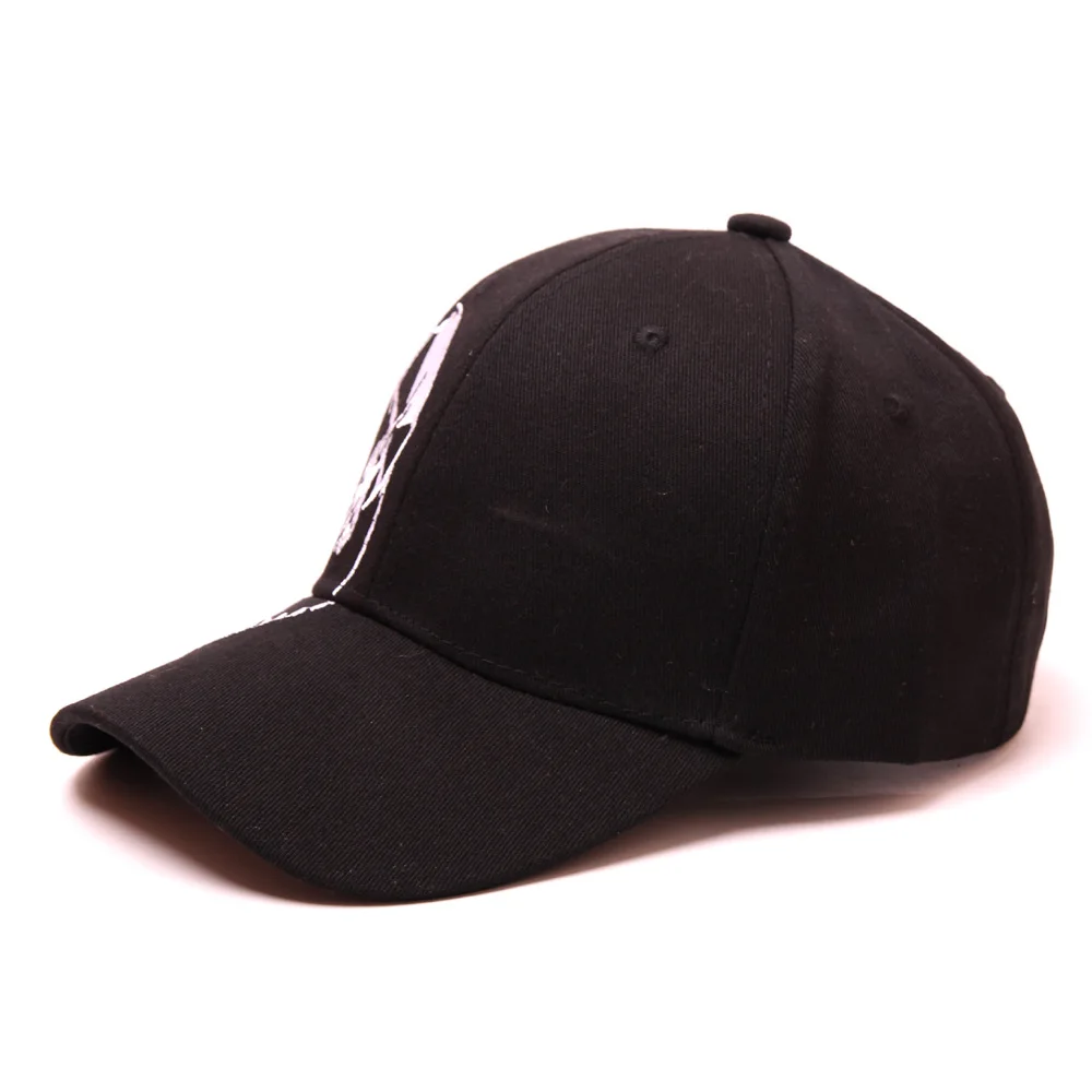 Высокое качество унисекс 100% хлопок бейсбольная кепка череп вышивка Snapback модные