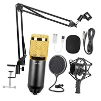 studio recording condenser microphone kit computer cardioid mic arm set