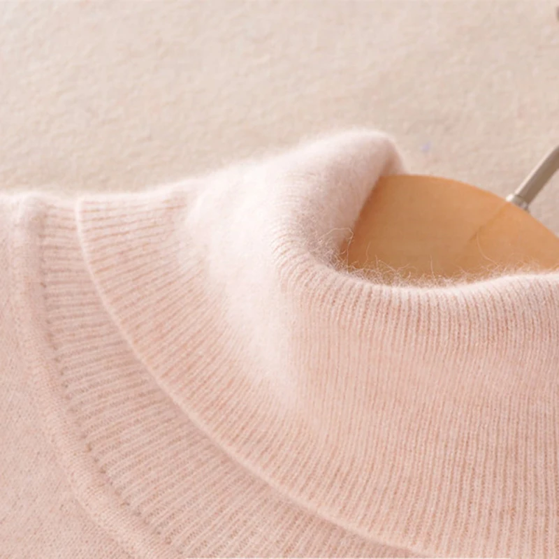 Женский свитер водолазка кашемир Осень-зима новая Корейская версия короткий