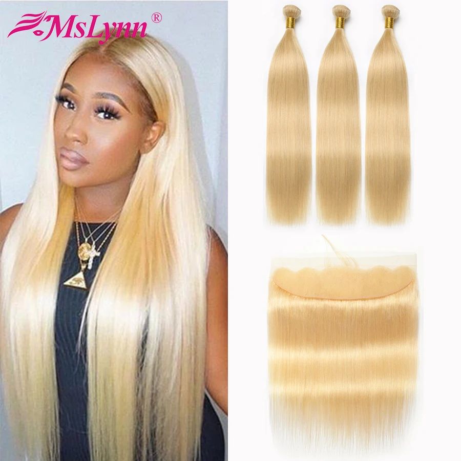 613 Связки с фронтальным светлые пучки фронтальными прямыми волосами бразильские