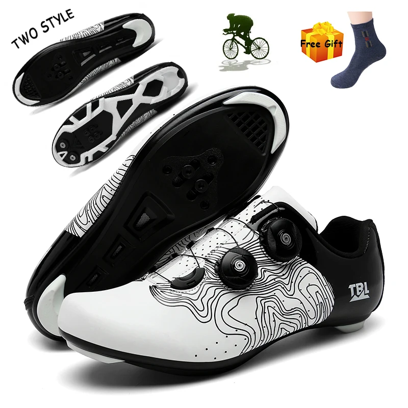 Кроссовки SPD мужские для езды на велосипеде спортивная обувь шоссейного