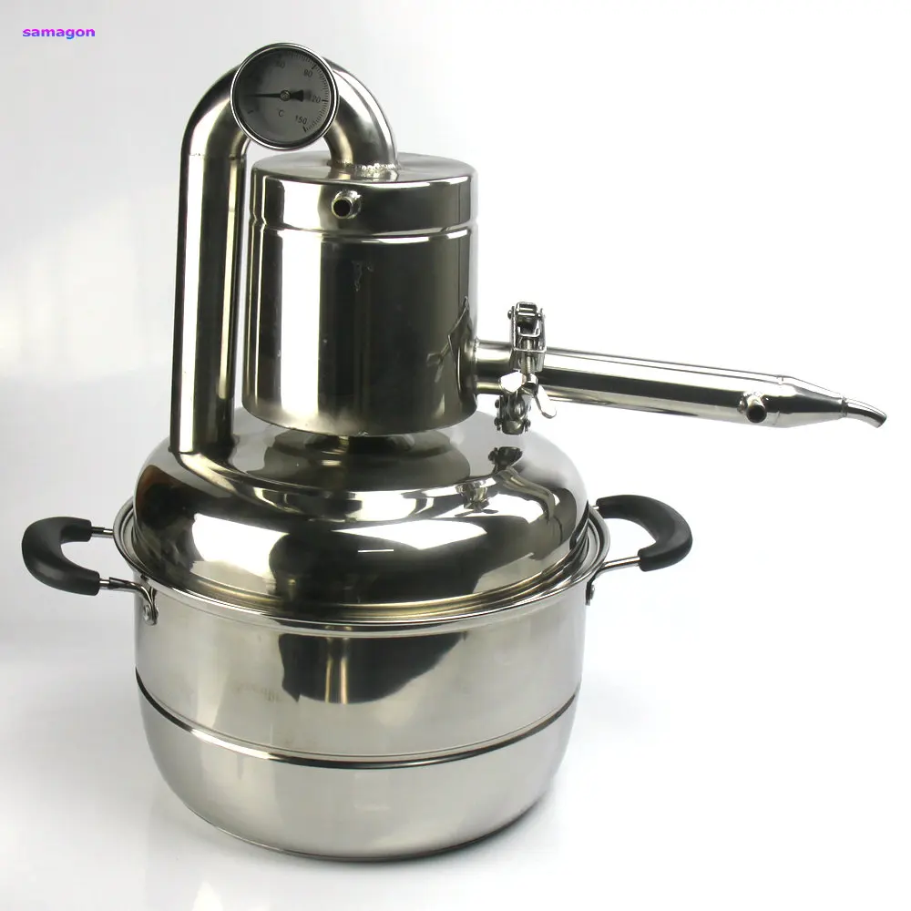 Дистиллятор Самогон Еще Дистилляция воды цветочный бар вино водка чайник варить