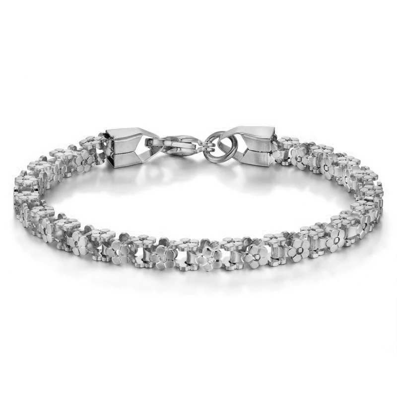 278 Silver Color Модный женский браслет из нержавеющей стали с велосипедной цепью, браслеты для женщин,, золотой цвет, Женские Ювелирные изделия - Окраска металла: 278 Silver Color