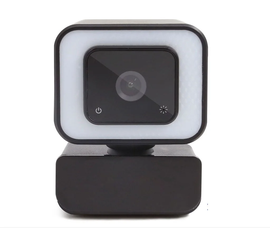 

Mac Laptop Desktop Webcam 1080p 2K Full HD Web Camera with Microphone Three-speed Touch Beauty Light For PC Computer