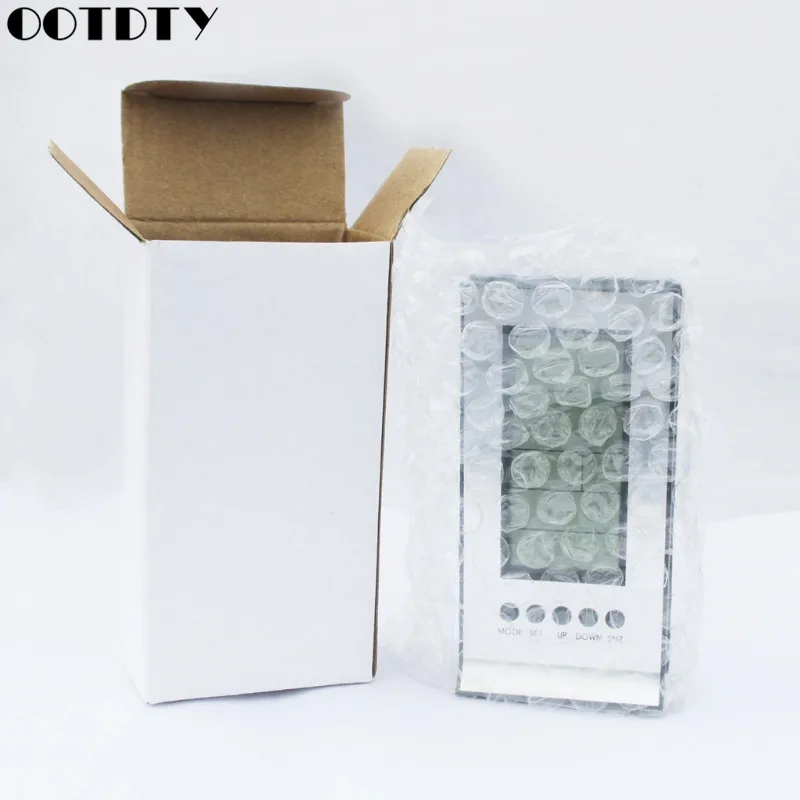 

Indoor Weather Thermometer Station Daily Clock Snooze Forecast