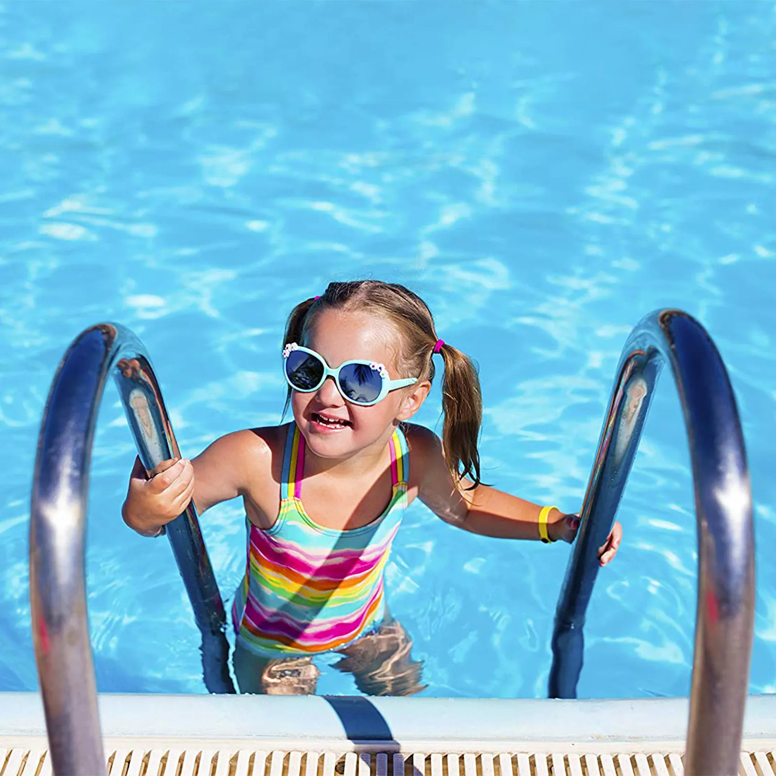 Лестница для бассейна пластиковая сменная противоскользящая | Дом и сад