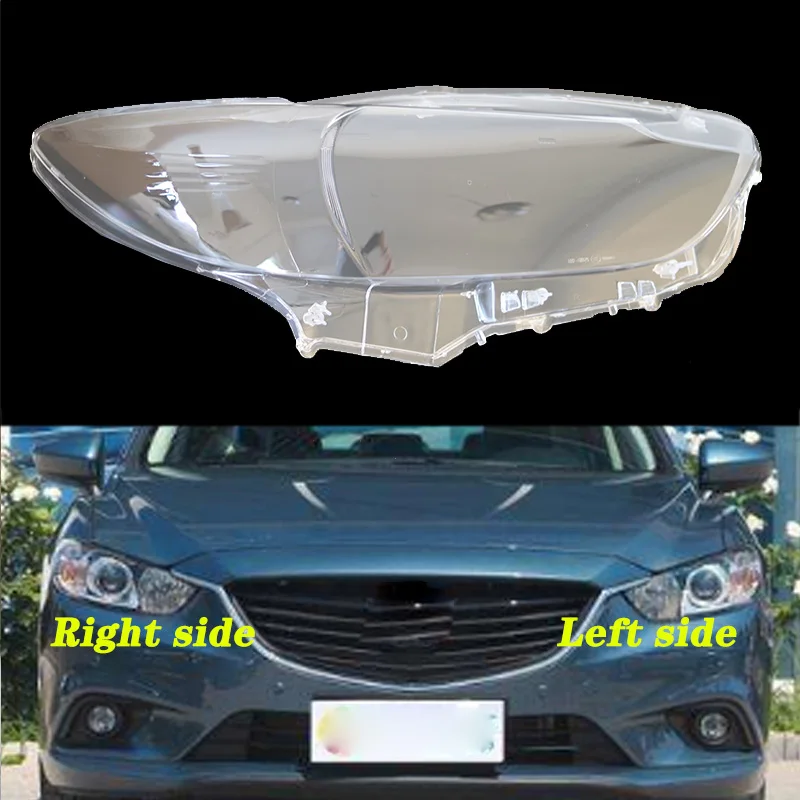 Для Mazda 6 Atenza 2014 2015 2016 передние фары прозрачные затемненные лампы кожух маски