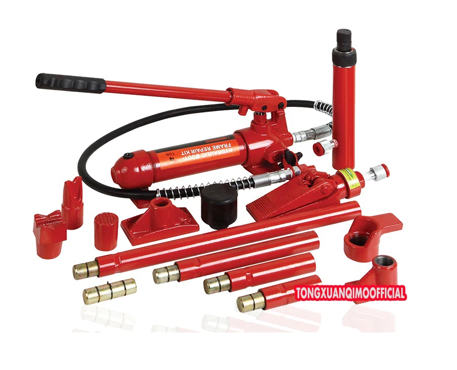 Встраиваемый гидравлический домкрат для ремонта листового металла 4