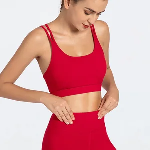 Women Sports Top Women Padded for Running Red Sports Bra Yoga Top Women Sports Top Sexy Top Women Top Women Female Gym Fitness
