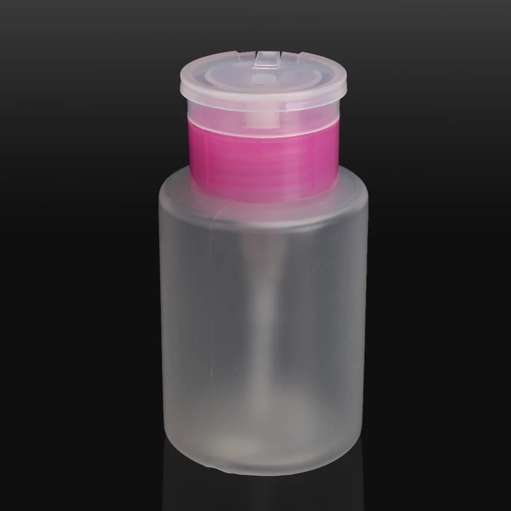 Лак для ногтей диспенсер насоса пустая бутылка розовый очистки УФ гель